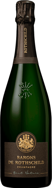 Free Shipping | White Sparkling Wine Barons de Rothschild Brut Nature A.O.C. Champagne Champagne France Pinot Black, Chardonnay 75 cl