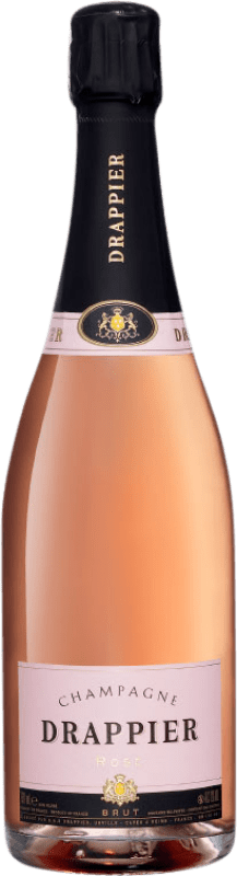 75,95 € 免费送货 | 玫瑰气泡酒 Drappier Rosé 香槟 A.O.C. Champagne