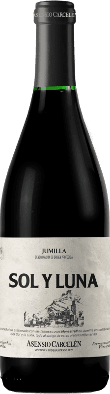 Envio grátis | Vinho tinto Asensio Carcelén Sol y Luna Vendimia muy Tardía Semi-seco Semi-doce D.O. Jumilla Região de Múrcia Espanha Monastrell Biológico 75 cl