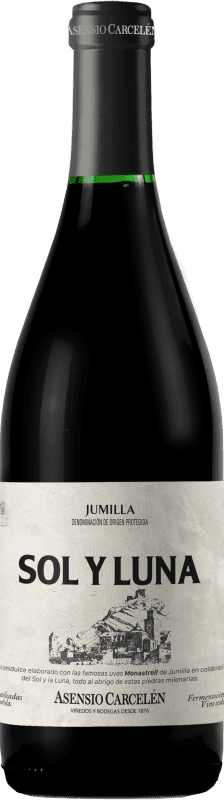 Envío gratis | Vino tinto Asensio Carcelén Sol y Luna Vendimia muy Tardía Semi-Seco Semi-Dulce D.O. Jumilla Región de Murcia España Monastrell 75 cl