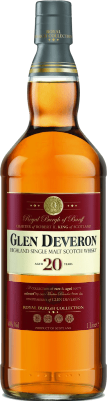 免费送货 | 威士忌单一麦芽威士忌 Glen Deveron 英国 20 岁 1 L