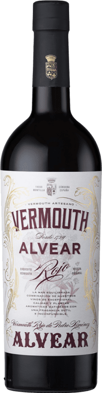 Envio grátis | Vermute Alvear Rojo Artesano Tinto Andaluzia Espanha 75 cl