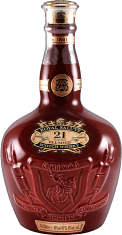 Envoi gratuit | Blended Whisky Chivas Regal Royal Salute Botella Marrón Speyside Royaume-Uni 21 Ans 70 cl