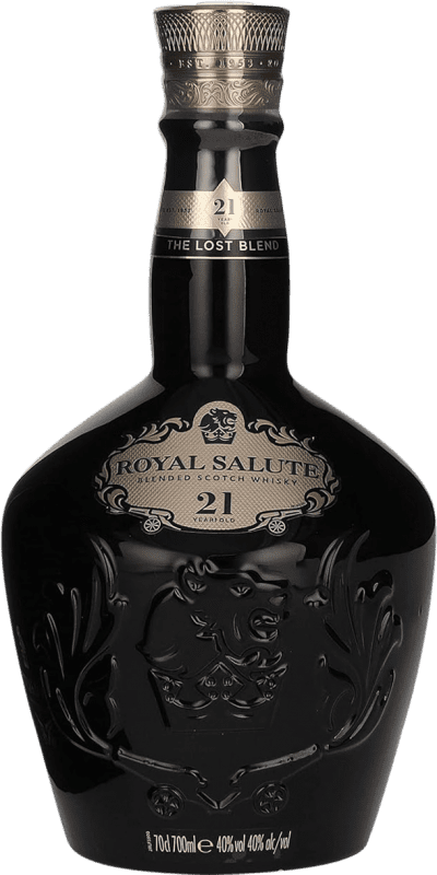 Envío gratis | Whisky Blended Chivas Regal Royal Salute The Lost Blend Speyside Reino Unido 21 Años 70 cl