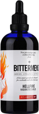 23,95 € Бесплатная доставка | Шнапс Bittermens Hellfire Shrub Мини-бутылка 12 cl Habaneros — Перцы хабанеро