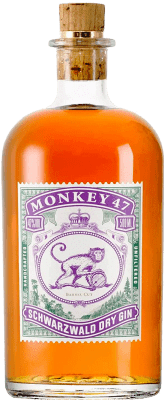 Бесплатная доставка | Джин Black Forest Monkey 47 Schwarzwald Barrel Cut Dry Gin Германия бутылка Medium 50 cl