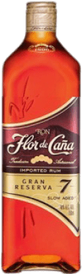 496,95 € Kostenloser Versand | 120 Einheiten Box Rum Flor de Caña Große Reserve 7 Jahre Miniaturflasche 5 cl