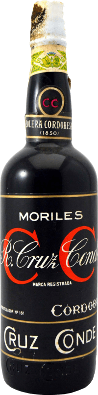 Free Shipping | Fortified wine Cruz Conde Moriles Solera Cordobesa Collector's Specimen 1970's Spain 75 cl