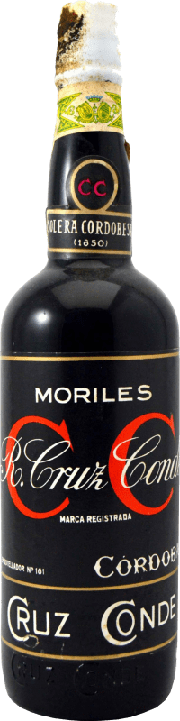 Бесплатная доставка | Крепленое вино Cruz Conde Moriles Solera Cordobesa Коллекционный образец 1970-х гг D.O. Montilla-Moriles Испания 75 cl