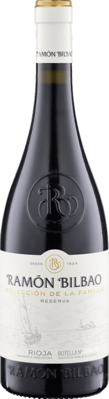 Free Shipping | Red wine Ramón Bilbao Selección de la Familia Reserve D.O.Ca. Rioja The Rioja Spain Tempranillo 75 cl