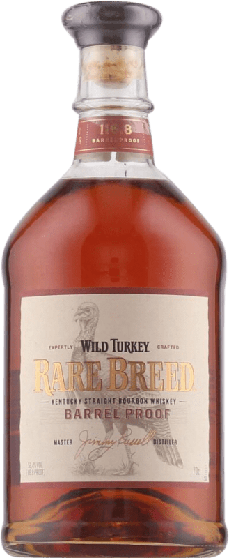 55,95 € | 波本威士忌 Wild Turkey Rare Breed Barrel Proof 肯塔基 美国 1 L