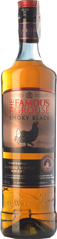 Envío gratis | Whisky Blended Glenturret The Famous Grouse Smoky Black Escocia Reino Unido 1 L