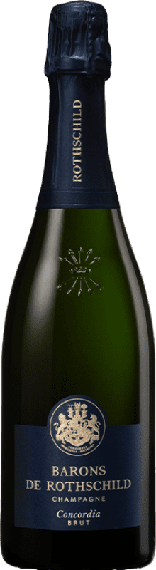 51,95 € | Weißer Sekt Barons de Rothschild Concordia Brut A.O.C. Champagne Frankreich Spätburgunder, Chardonnay 75 cl