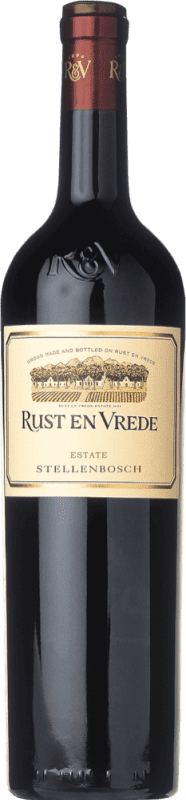 Kostenloser Versand | Rotwein Rust en Vrede I.G. Stellenbosch Stellenbosch Südafrika Merlot, Syrah, Sauvignon 75 cl