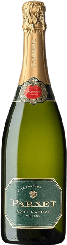 119,95 € Envio grátis | Caixa de 12 unidades Espumante Branco Parxet Brut Nature — Bruto Natural Reserva D.O. Cava