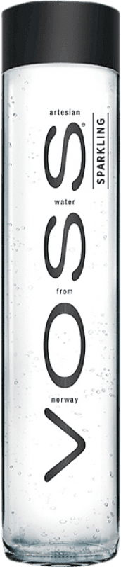 Spedizione Gratuita | Scatola da 12 unità Acqua VOSS Water Gas Sparkling Norvegia 80 cl