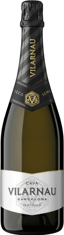Envio grátis | Espumante Branco Vilarnau Semiseco — Meio Seco D.O. Cava Catalunha Espanha Macabeo, Xarel·lo, Parellada Organic — Bio 75 cl