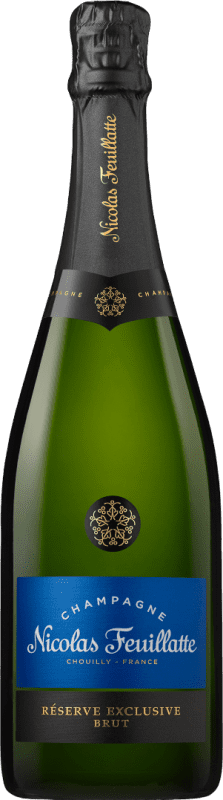 58,95 € 送料無料 | 白スパークリングワイン Nicolas Feuillatte Réserve Exclusive Brut A.O.C. Champagne