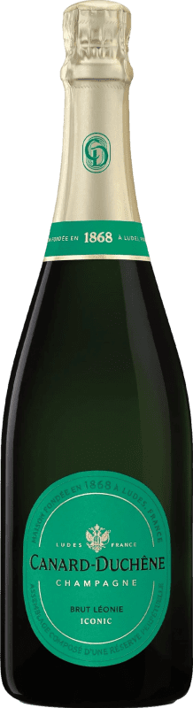 Envío gratis | Espumoso blanco Canard Duchêne Léonie Iconic Brut A.O.C. Champagne Champagne Francia Pinot Negro, Chardonnay, Pinot Meunier 75 cl
