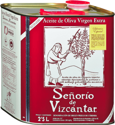 Envoi gratuit | Huile d'Olive Vizcántar Señorío Sélection, Spécial, HOVE Vierge Extra D.O.P. Priego de Córdoba Córdoba Espagne Canette Spéciale 2,5 L