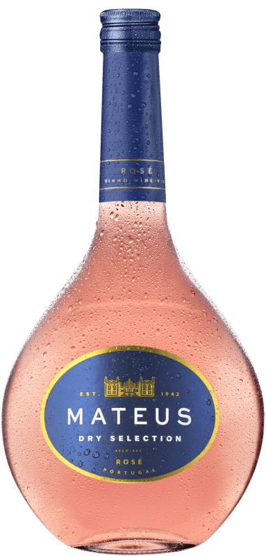 Envoi gratuit | Vin Rosé Sogrape Mateus Dry — Sec Sélection Portugal Syrah, Tinta Roriz, Baga 75 cl