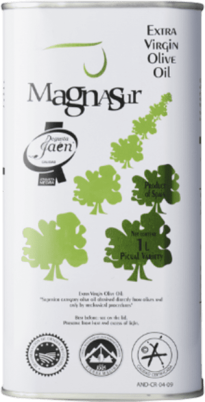 7,95 € | Olive Oil Magnasur EVOO Extra Virgin D.O. Sierra Mágina Jaén Spain Picual Special Can 1 L