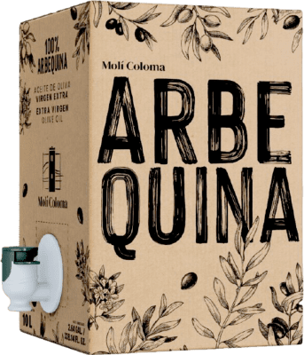 Envío gratis | Aceite de Oliva Finca Molí Coloma AOVE Virgen Extra D.O.P. Siurana Cataluña España Arbequina Bag in Box 10 L