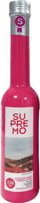Spedizione Gratuita | Olio d'Oliva Supremo EVO Extra Vergine Jaén Spagna Arbosana Bottiglietta 25 cl Vetro