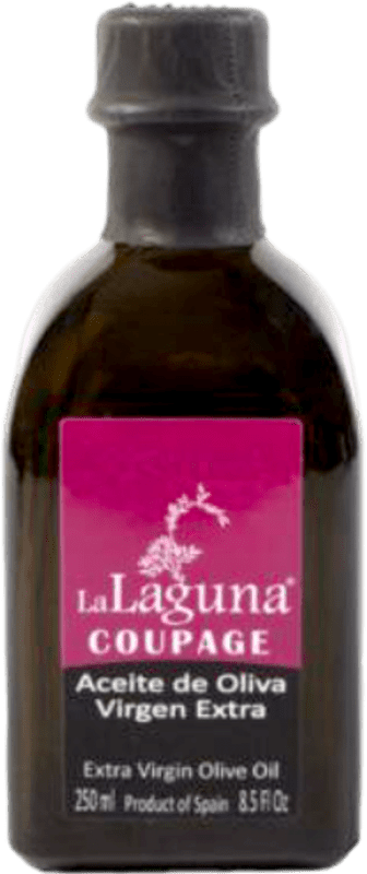 Free Shipping | 12 units box Olive Oil Sucesores Hnos. López La Laguna Coupage, EVOO Extra Virgin D.O. Baena Córdoba Spain Small Bottle 25 cl
