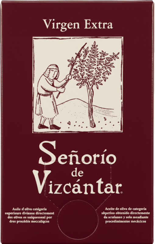 76,95 € Envio grátis | Azeite de Oliva Vizcántar Seleção, Especial, AOVE Virgem Extra Bag in Box 5 L
