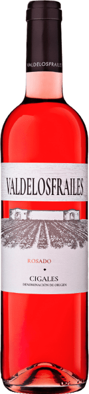 Free Shipping | Rosé Wine Valdelosfrailes Young D.O. Cigales Castilla y León Spain Tempranillo 75 cl