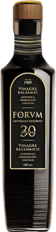 75,95 € Envio grátis | Vinagre Augustus Forum 30 Soleras Balsâmico D.O. Penedès Garrafinha 25 cl