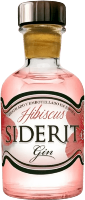 8,95 € Бесплатная доставка | Джин Siderit Мини-бутылка 5 cl Hibiscus — Гибискус