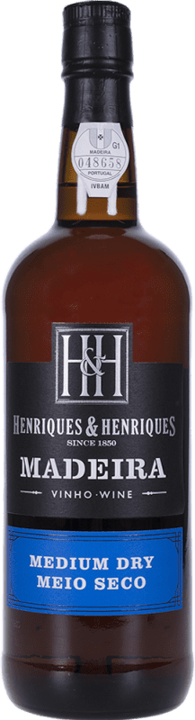 14,95 € | Süßwein H&H Henriques & Henriques Medium Dry — Halbtrocken I.G. Madeira Madeira Portugal 75 cl