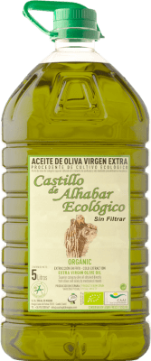 Olio d'Oliva Trujal de Mágina Castillo Alhabar Rama Picual Sierra Mágina Sin Filtrar — Non Filtrato, EVO Extra Vergine Eco — Biologico Tanica 5 L
