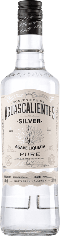 Envío gratis | Licores Antonio Nadal Aguascalientes Silver — Edición Plata, Pure — Puro España 70 cl Ágave, Aguardiente