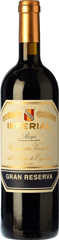 631,95 € | Red Wine Norte de España - CVNE Cune Imperial Grand Reserve — Long Barrel-Aged 1953 D.O.Ca. Rioja The Rioja Spain Tempranillo, Graciano, Mazuelo 75 cl