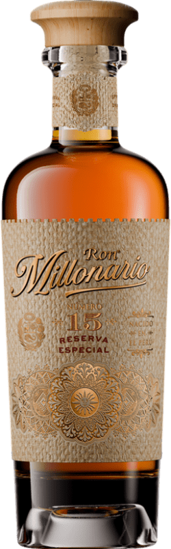 44,95 € | Rum Rossi & Rossi Millonario Especial Reserva Peru 15 Anos 70 cl