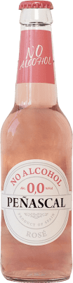 Envio grátis | Caixa de 12 unidades Espumante Rosé Peñascal Espanha Tempranillo, Syrah, Garnacha — Grenache, Bobal Garrafinha Terço 33 cl 0.0 Zero Zero Sem Álcool
