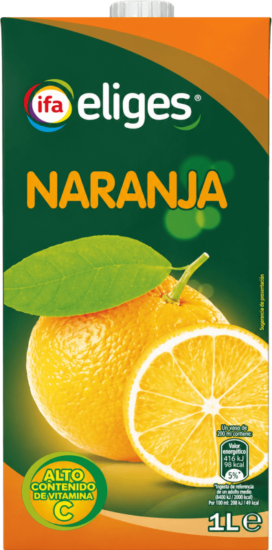 Free Shipping | Juice Eliges Spain 1 L Naranja — Orange