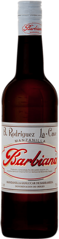 5,95 € | Vinho Generoso Fortificado Delgado Zuleta Barbiana D.O. Manzanilla-Sanlúcar de Barrameda Andaluzia Espanha Palomino Fino Meia Garrafa 37 cl