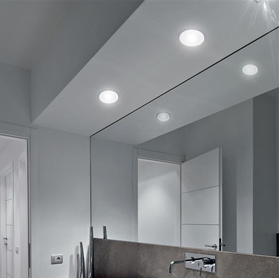 2,95 € 免费送货 | 室内嵌入式照明 3W 6000K 冷光. Ø 8 cm. 包括筒灯 LED 投影仪 + 驱动器。超薄超薄 LED 面板 铝. 白色的 颜色