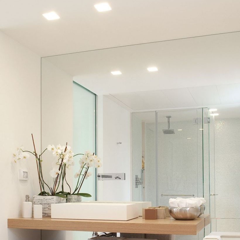18,95 € Spedizione Gratuita | Illuminazione da incasso 25W 3000K Luce calda. 30×30 cm. Proiettore LED da incasso + Driver inclusi. Pannello LED Slimline extra piatto Alluminio. Colore bianca