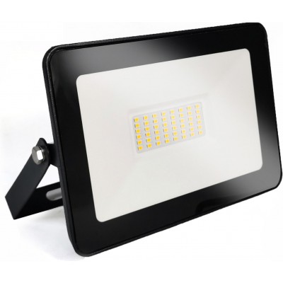 8,95 € Free Shipping | Flood and spotlight 30W 4500K Neutral light. Rectangular Shape 17×14 cm. EPISTAR LED SMD IPAD Chip. High brightness. Extra flat Terrace and garden. Cast aluminum and Tempered glass. Black Color