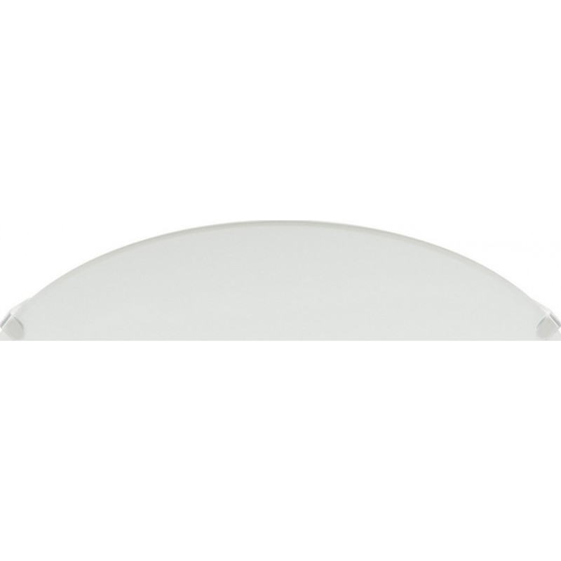13,95 € 免费送货 | 室内顶灯 Eglo Mars 60W 拉长的 形状 Ø 25 cm. 现代的 风格. 钢, 玻璃 和 缎面玻璃. 白色的 颜色
