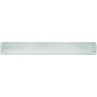 屋内ウォールライト Eglo Mono 120W 細長い 形状 59×7 cm. バスルーム. 涼しい スタイル. 鋼, ガラス そして サテンガラス. 白い, メッキクローム そして 銀 カラー