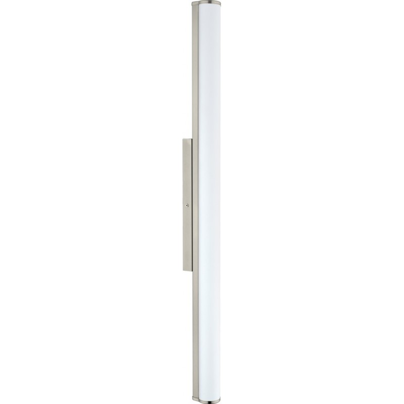 134,95 € Free Shipping | Furniture lighting Eglo Calnova 24W 4000K Neutral light. Extended Shape 90×5 cm. Kitchen and bathroom. Modern Style. Steel, Glass and Satin glass. White, nickel and matt nickel Color