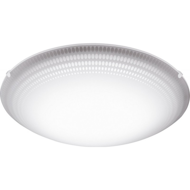 Indoor ceiling light Eglo Magitta 1 16W 3000K Warm light. Spherical Shape Ø 39 cm. Living room and kitchen. Classic Style. Steel and glass. White Color