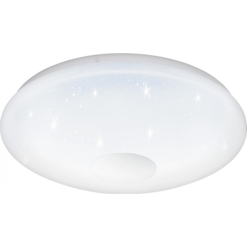 117,95 € Free Shipping | Indoor ceiling light Eglo Voltago 2 20W 2700K Very warm light. Spherical Shape Ø 38 cm. Kitchen and bathroom. Modern Style. Steel and Plastic. White Color