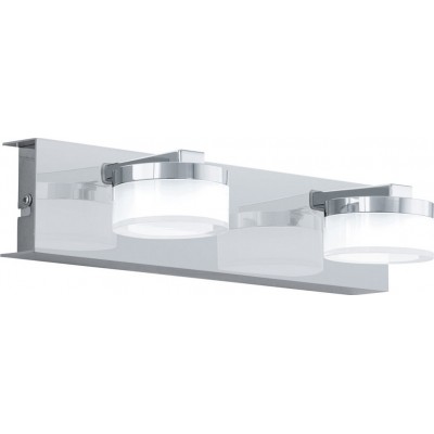 Настенный светильник для дома Eglo Romendo 1 14.5W 3000K Теплый свет. Удлиненный Форма 30×7 cm. Ванная комната. Современный и дизайн Стиль. Стали и Пластик. Покрытый хром, серебро и атлас Цвет